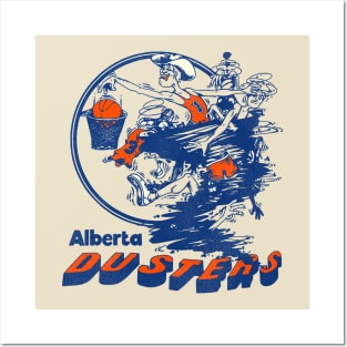 Defunct Alberta Dusters Basketball Team Posters and Art